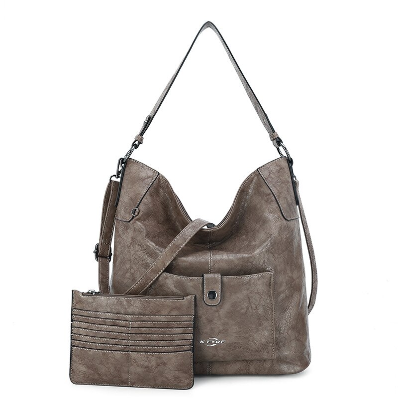 Grote Capaciteit Retro Effen Kleur Vrouwen Draagtas Cross Grens Mode Een Schouder Tas Leisure Vrouwen tas: Kl5208-687 13 Khaki