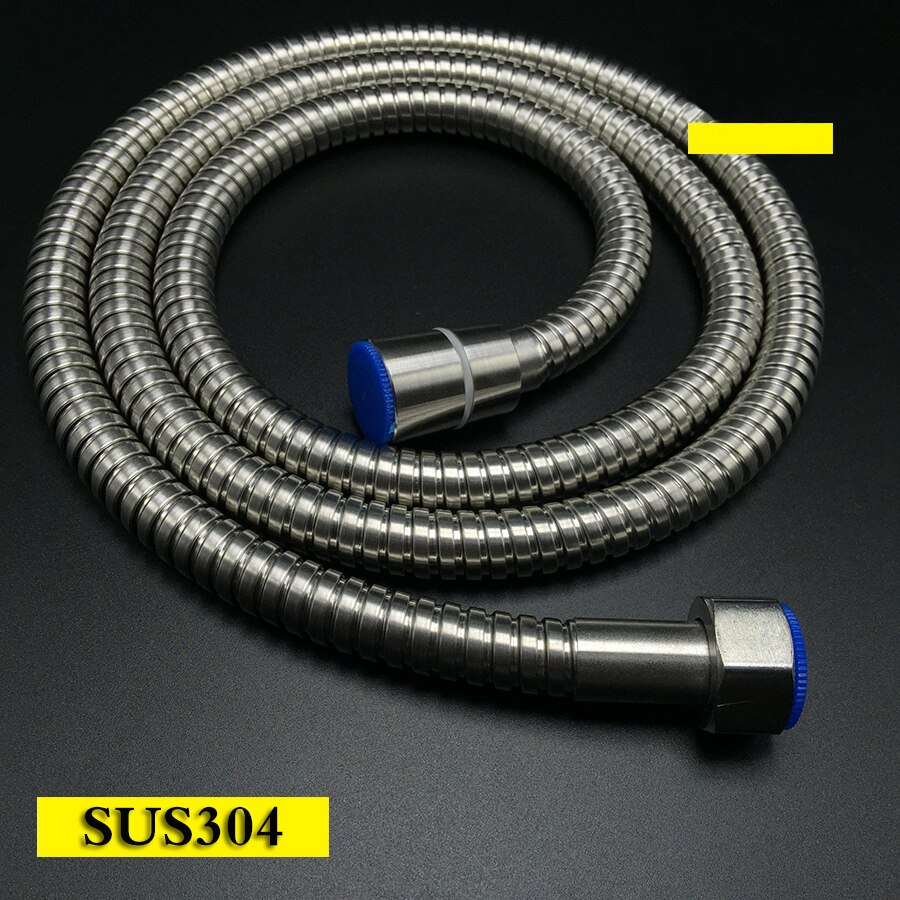 150cm 304 brushed nickel Shower Hose Stainless Steel Bathroom Heater Water Head Pipe SH070