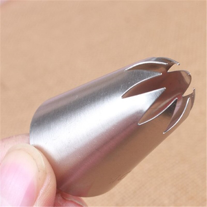 Grote Icing Piping Nozzles Voor Decorating Cake Bakken Cookie Cupcake Piping Nozzle Rvs Pastry Tips Tube # 1C