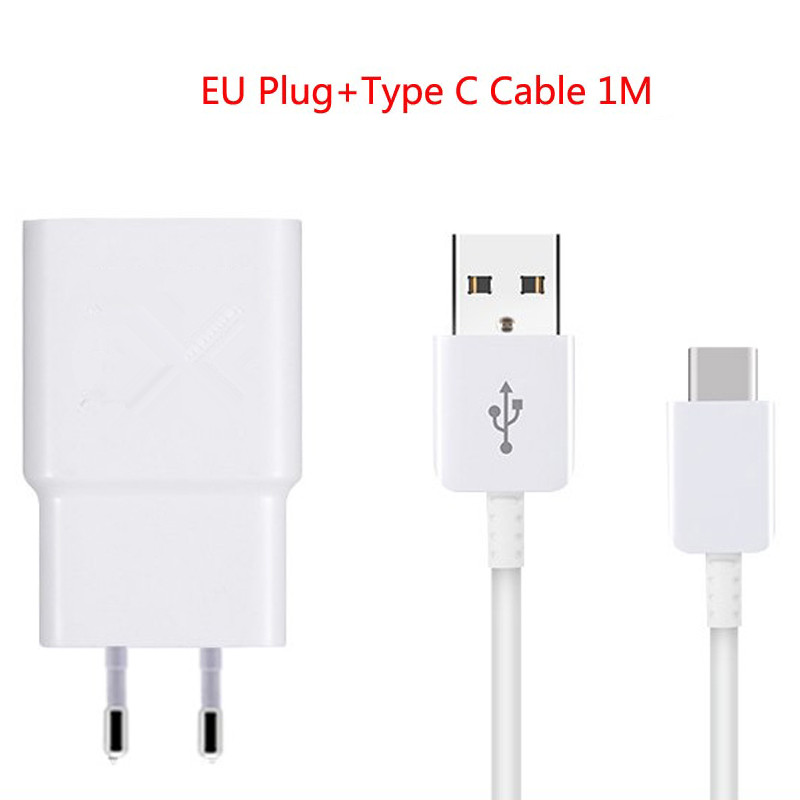 Snelle Lader Usb Lader Adapter Usb Type C Kabel Voor Samsung Galaxy A50 A51 A70 A71 S8 S9 S10 Plus note 8 9 10 Plus S20 A30: Charger Cable White