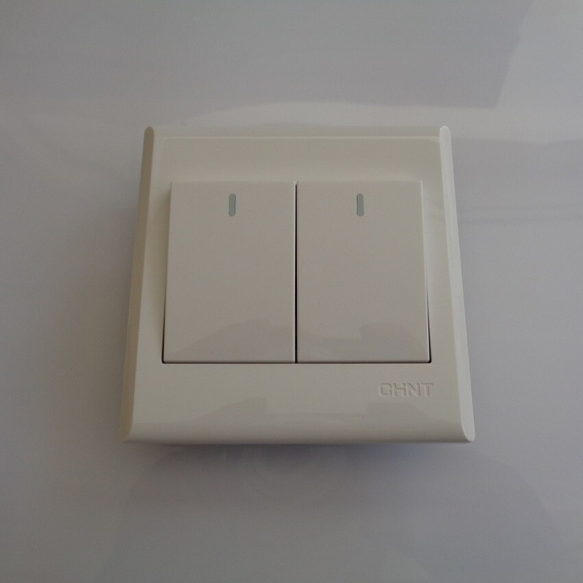 CHINT Socket Switch Double Open 10A 250V