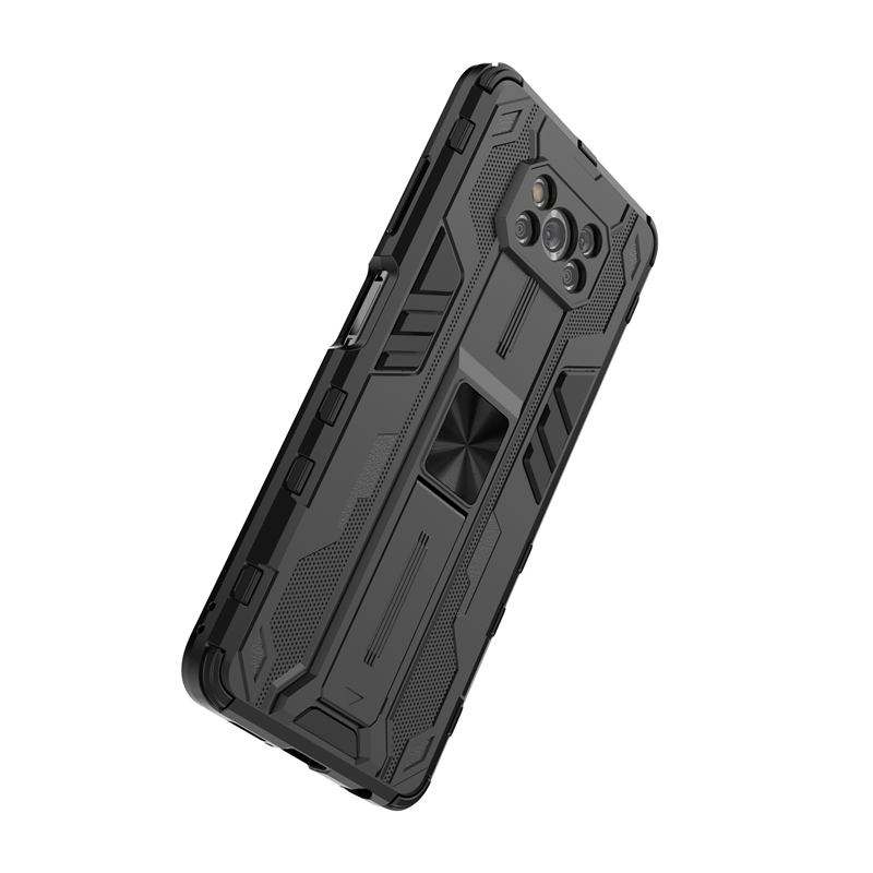 For Poco-X3 Pro Case Magnetic Kickstand Armor Camera Lens Protect Phoen Case For Xiaomi Poco X3 NFC Little X 3 PocoX3 Back Cover