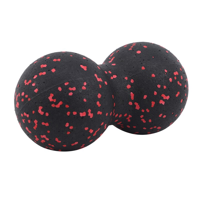 Exercise Pain Relief Massage Ball EPP Fascia Ball Peanut High Density Lightweight Fitness Whole Body Yoga Massage Ball: Red