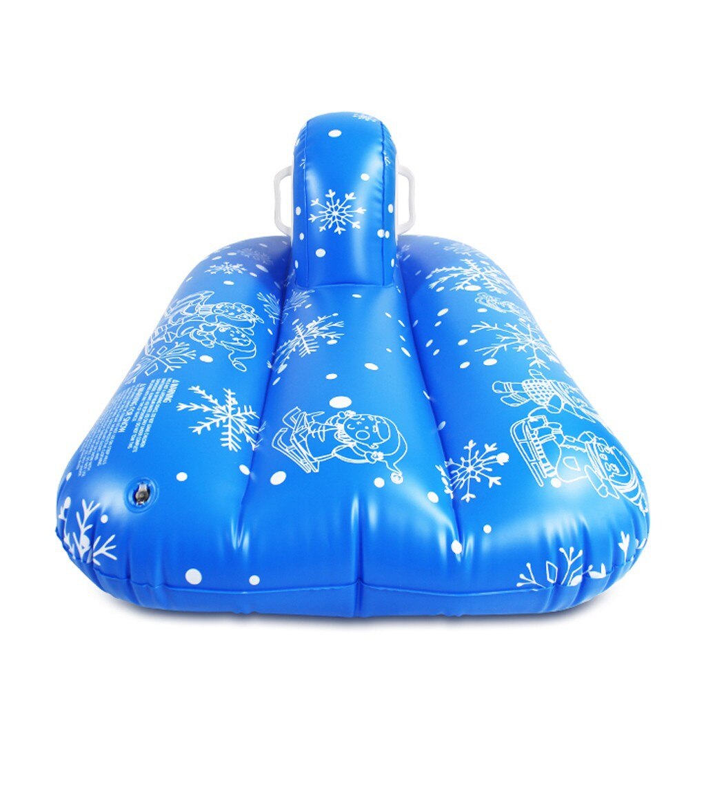 Inflatable Snow Tube Floated Skiing Board Winter Skating Sled Boat Ski Circle with Handle Winter Snow Toy Skiing Accessories