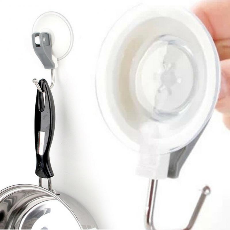 Practical Suction Cup Strong Lever Lock Wall Hook Hanger Glass Tile Waterproof Suction Cup Hook