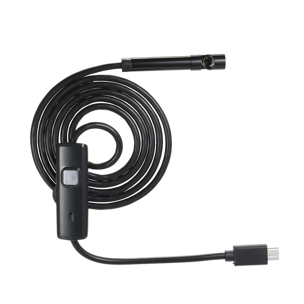 1/2/5M Endoscope Camera 7MM 6 LED Lens 5m Waterproof Inspection Borescope Mini Camera Snake Tube OTG USB Camera Inspection