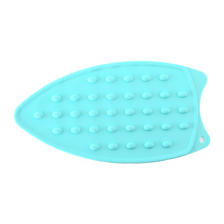Cojín para plancha original de silicona antideslizante y resistente al calor, protección de seguridad en , almohadilla de descanso para planchar, placas de aislamiento, accesorios para el hogar: Azul cielo