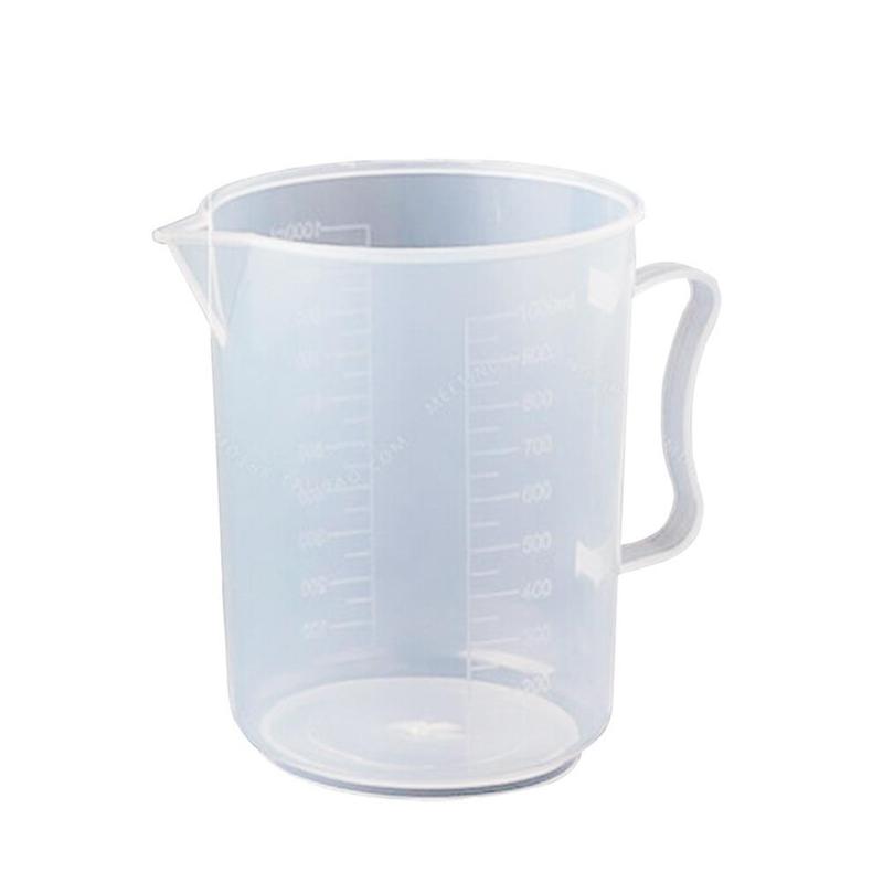 250ml /500ml/1000ml/2000ml Clear Plastic Graduated Measuring Cup for Baking Beaker Liquid Measure JugCup Container