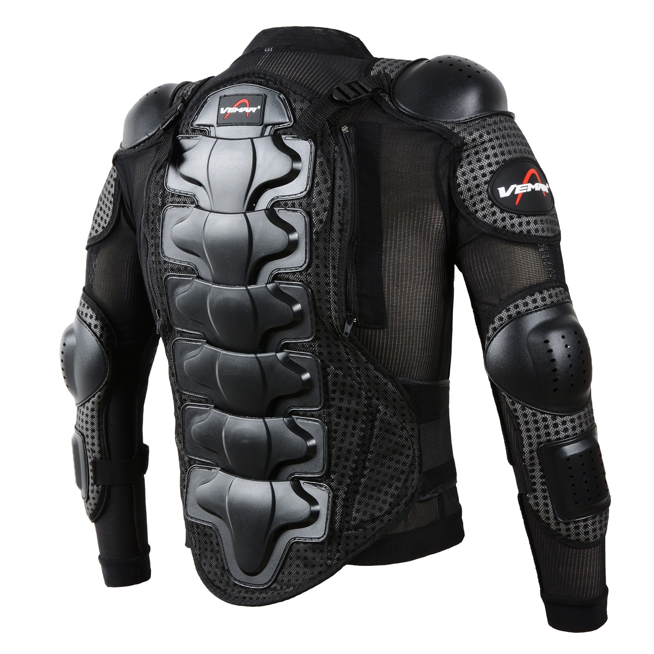 VEMAR elastyczny pancerz motocyklowy dla obu płci zbroja motocyklowa lato motocykl zbroja na całe ciało ochrona żółwia czarny S-162