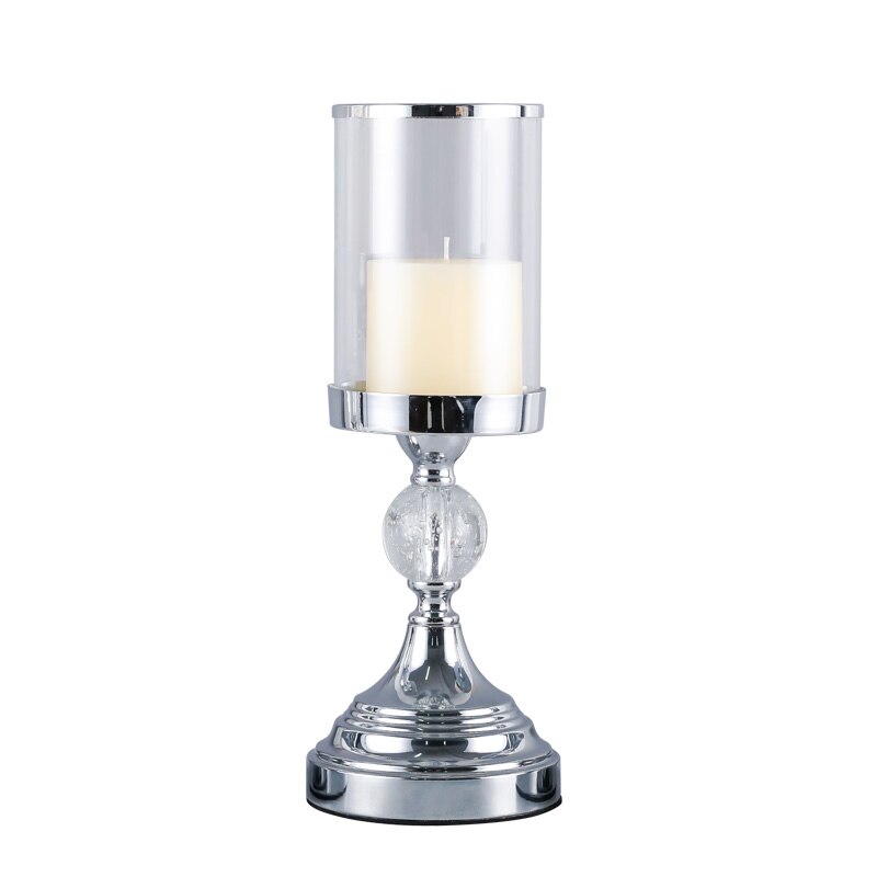 Europe Metal Crystal Candlesticks Candle Holder For Coffee Dining Table Wedding Christmas Halloween Party Home Decoration ZXC004: ZXC004S