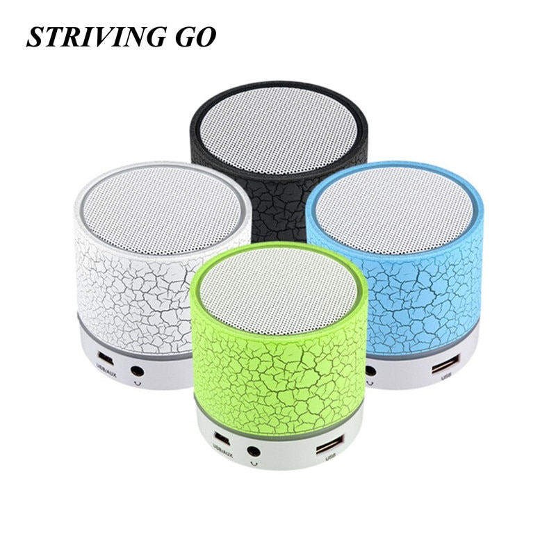 Draagbare Draadloze Mini LED A9 Bluetooth Speaker Sound Box Subwoofer Speakers Voor Iphone Ondersteuning TF Sd-kaart PK BTS06 Q9 a9 S28 A5