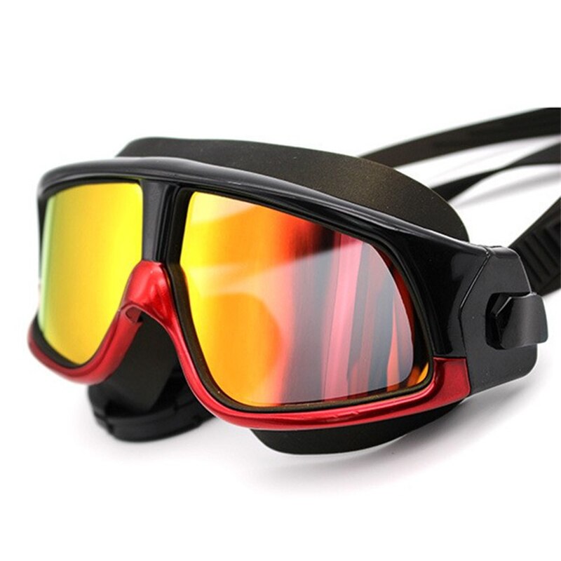 Sainteve 1pc plastic zwembril anti-condens glazen gegalvaniseerd waterdicht zwemuitrusting voor volwassenen accessoires