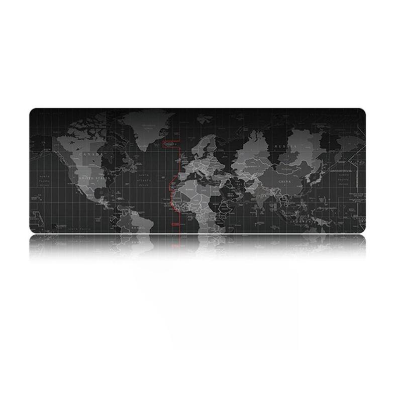 gioco topo pad di Grandi Dimensioni Del topo pad Gamer Grande topo Zerbino computer Mousepad Superficie di Gomma Mappa Del Mondo Mause pad Tastiera Scrivania zerbino Gioco: 30x70cm