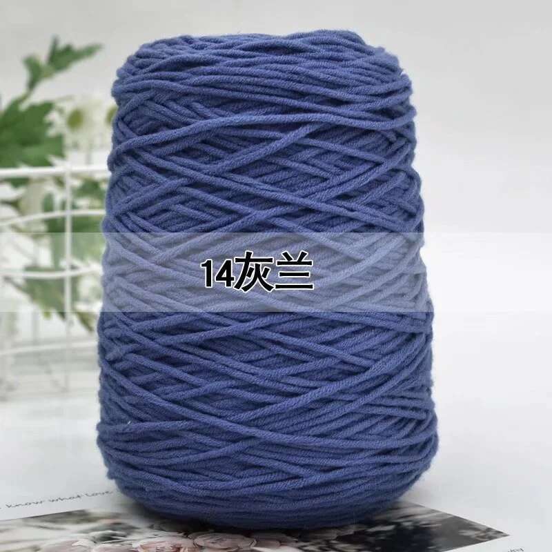 Effen Kleur Melk Katoenen Garen 8 Strengen Tuften Art Borduren Haak Haak Draad Breien Materiaal Diy Poke Borduurgaren: Paars