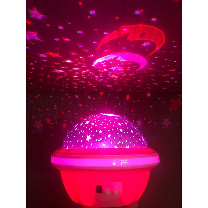 Dzieci Fantasy gwiaździste niebo UFO projektor gwiazdy księżyc galaktyka dekoracja sypialni dla dzieci lampka nocna boże narodzenie Halloween impreza doprowadziło