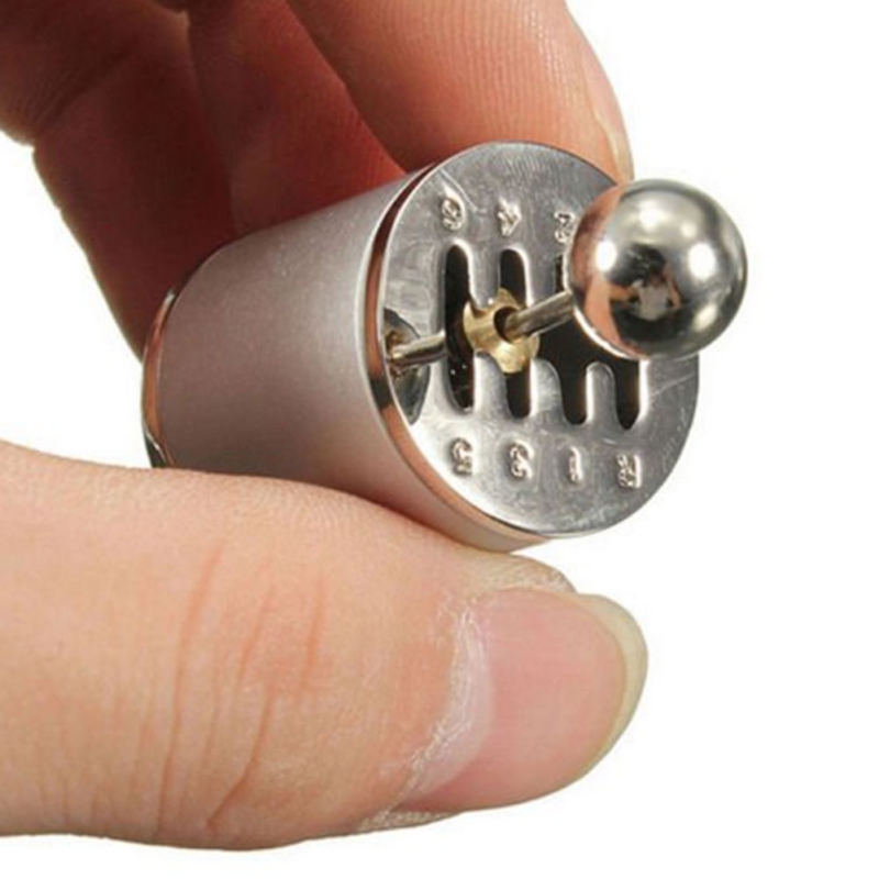 Mini Car Six Speed Removable Transmission Gear Shift Gear Shift Knob Gearbox Keychain Keyring