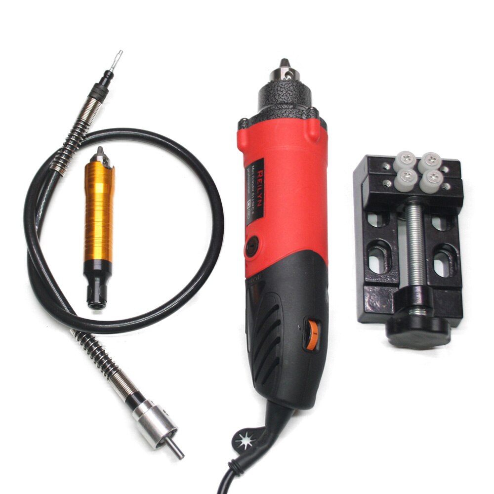 240W small Grinder dremel handy drill 8000-30000rpm mini grinders machine 0.5-6.5mm clamping chuck for dremel: E