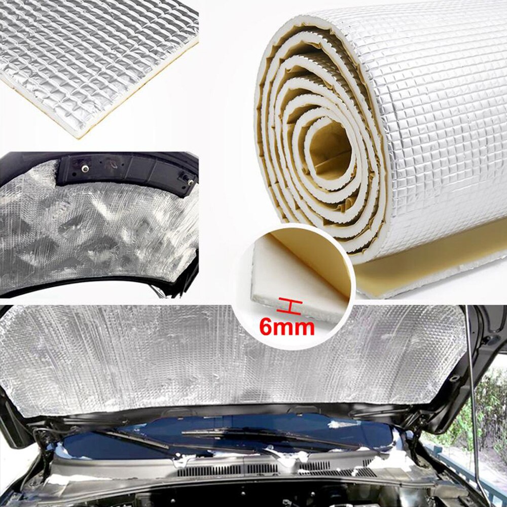 Universal Sound Insulation Mat Interior Inner Aluminum+PE cotton Parts