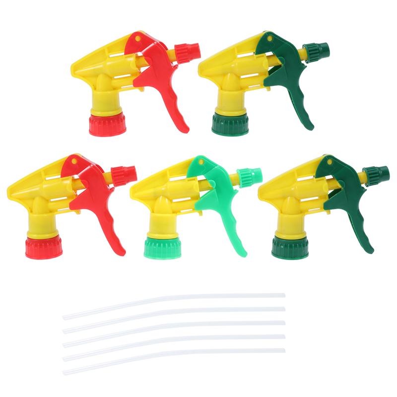 10 stk universal sprayflaske trigger plast spray dyser sprøjte udskiftning trigger spray toppe spray hoveder (tilfældig farve)
