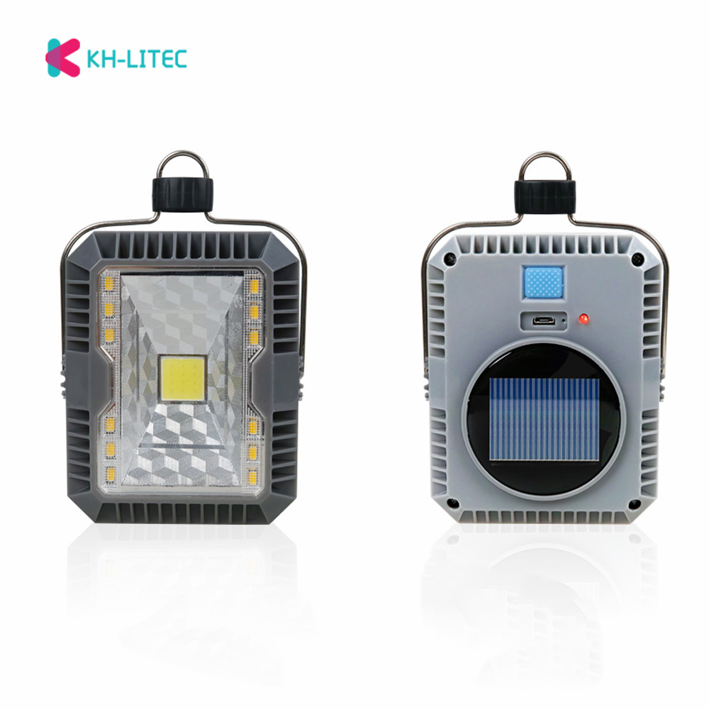 Portable Lanterns Camping Light Solar USB Charging Flashlight Camping Tent Light Outdoor Portable Hanging Lamp Solar Led Lanter