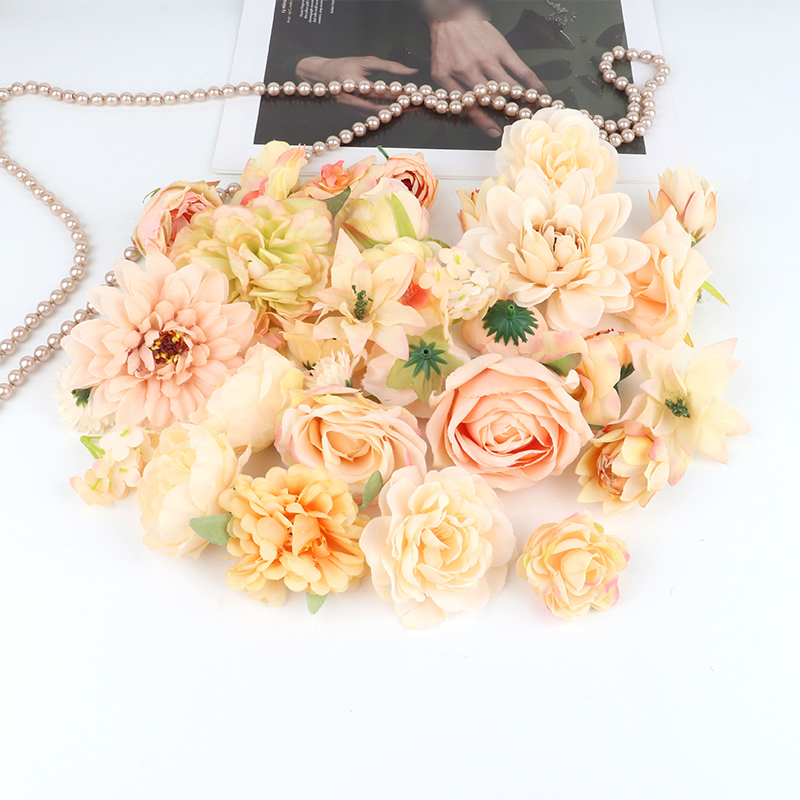 20 piezas cortina de flores flotantes artificiales para decoración de fotos de boda Material de flores Diy suministros para manualidades cortina de línea de puerta de casa