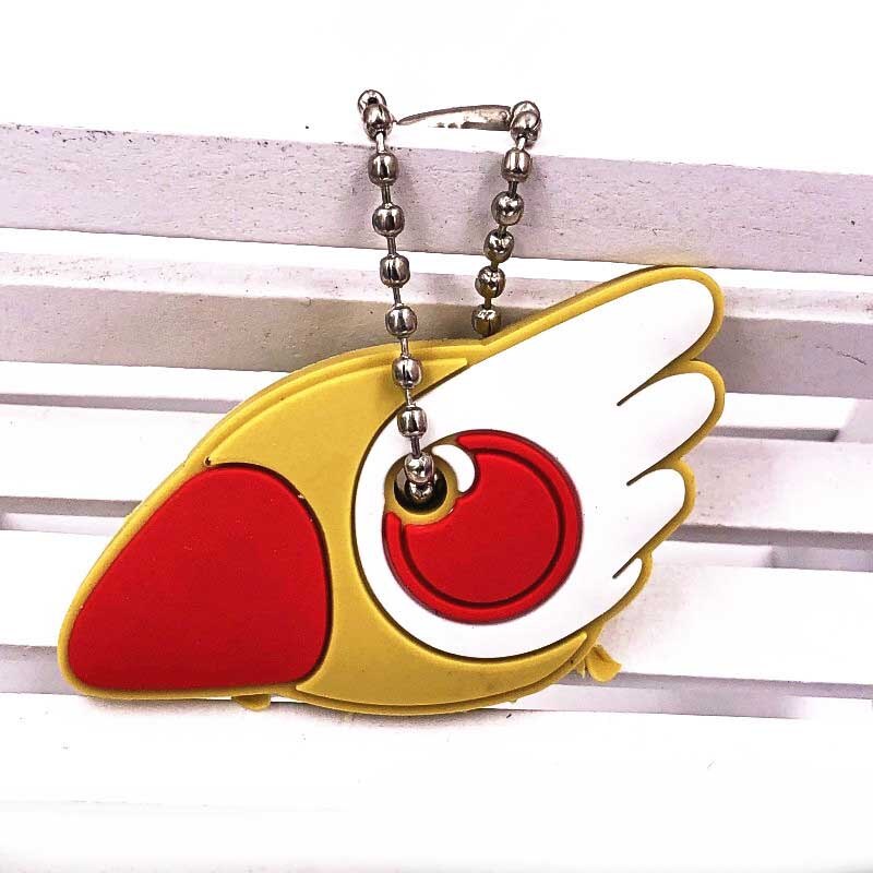 Leuke Cartoon Siliconen Beschermende Key Case Cover Voor Sleutel Controle Stofkap Houder Animatie Cijfers Key Hanger Sleutelhouder: 10