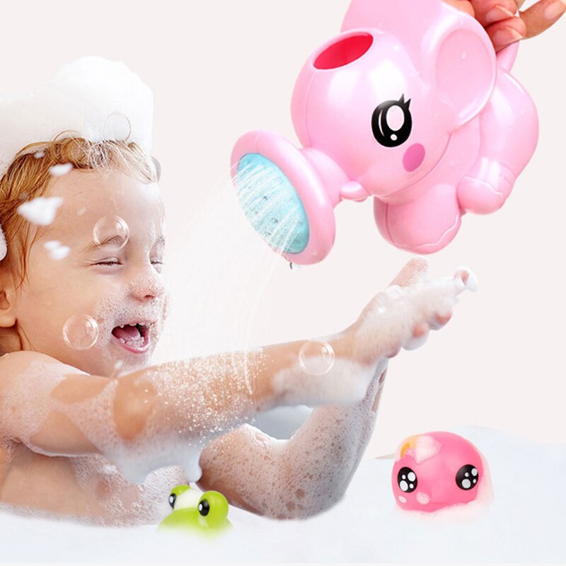 Kids Douche Bad Speelgoed Leuke Olifant Gieter Speelgoed Babybadkamer Water Spuiten Kraan Tool Wiel Type Dabbling Speelgoed Voor baby