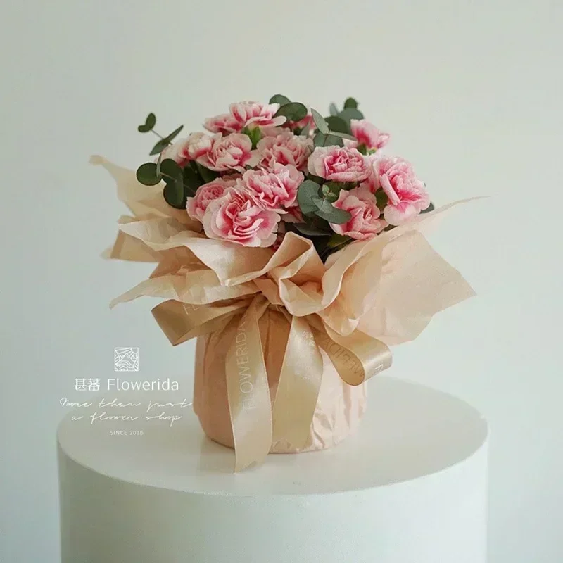 Bouquet de Fleurs en Papier de Soie, Emballage pour Fleuriste, Mariage, ixd'Anniversaire, , Décoration, Bricolage, 50x66cm, 10 Pièces