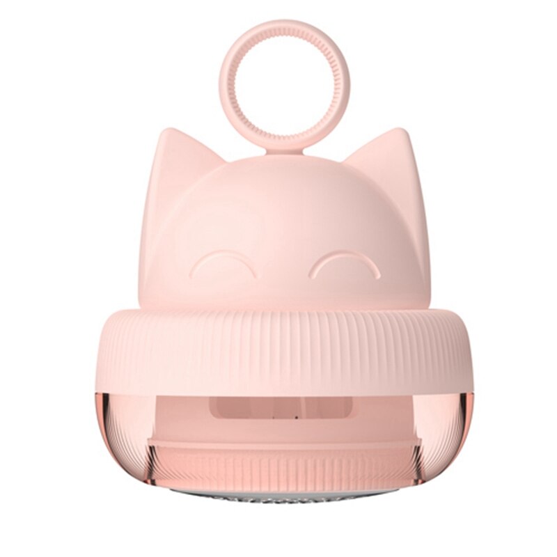 Elektrische Bal Trimmer Kleding Tondeuse Remover Draagbare Leuke Kat Vormige Smart Haarbal Verwijdering Voor Kleding: Roze