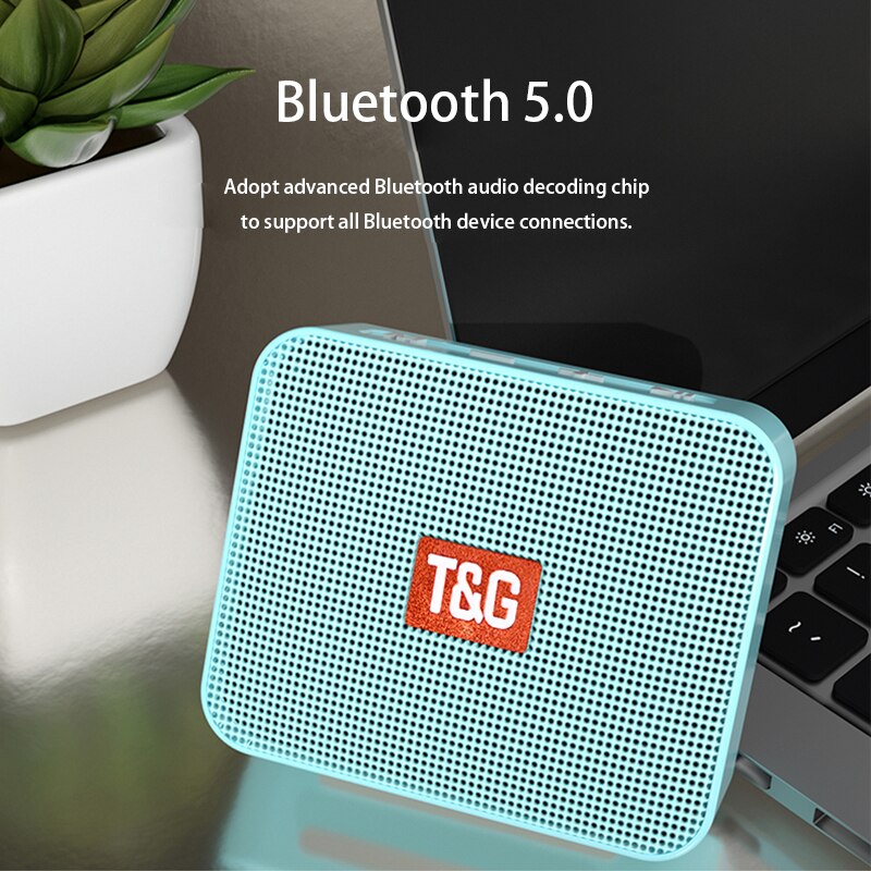 TG166 Mini Portable Bluetooth Speaker Kleine Draadloze Muziek Kolom Subwoofer Usb Speakers Voor Telefoons (