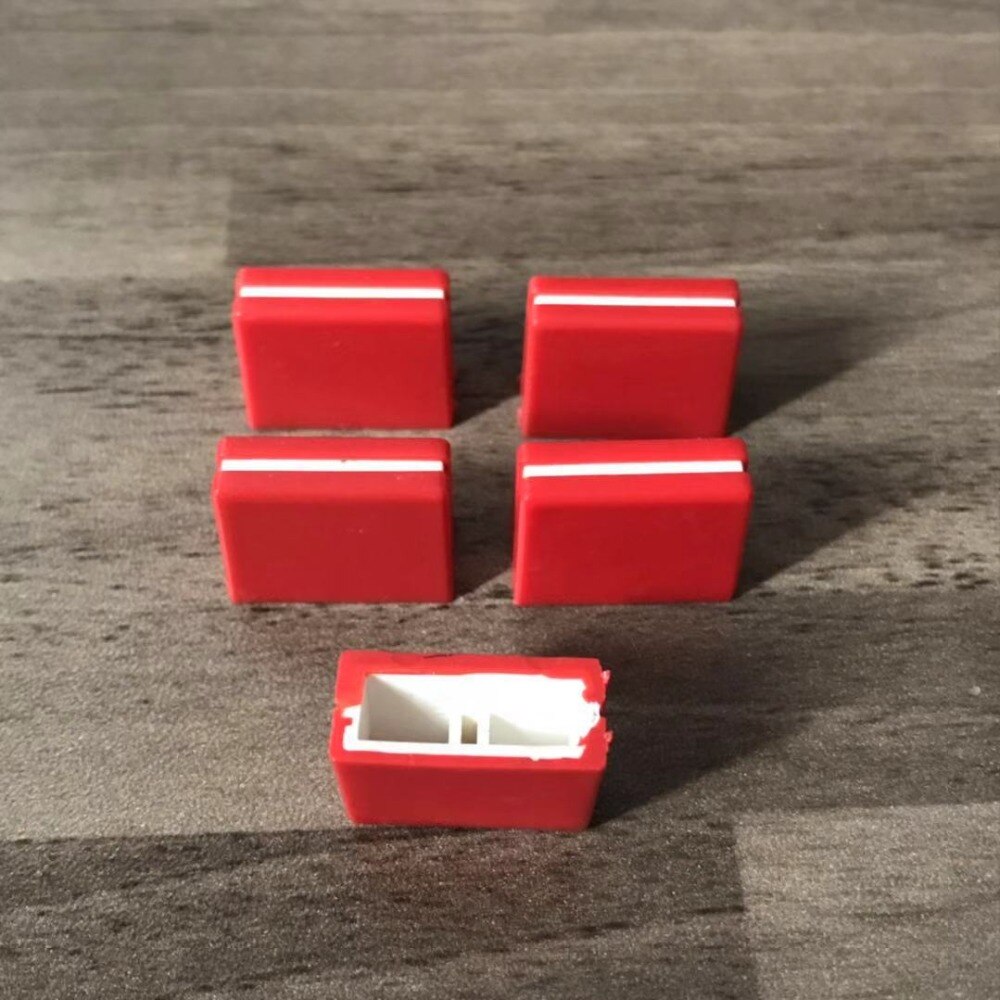 5 pcs REPLACEMENT FADER CROSSFADER KNOB DJM800 DJM700 DJM400 DJM5000 DAC2371 red color