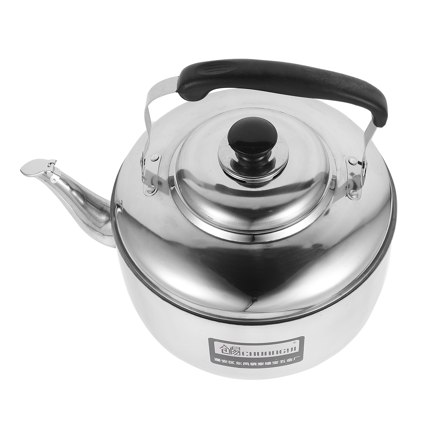 Stainless Steel Kitchen Kettle Large Capacity Automatic Sounding Pot for Gas Induction Cooker Induction Furnace (4L)