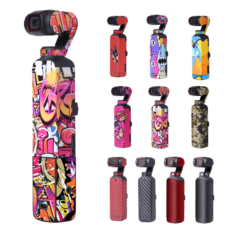 Colorful Decals Stickers Protective Film Waterproof PVC Body Case Cover For DJI OSMO Pocket 2 Handheld Gimbal Camera Accessories