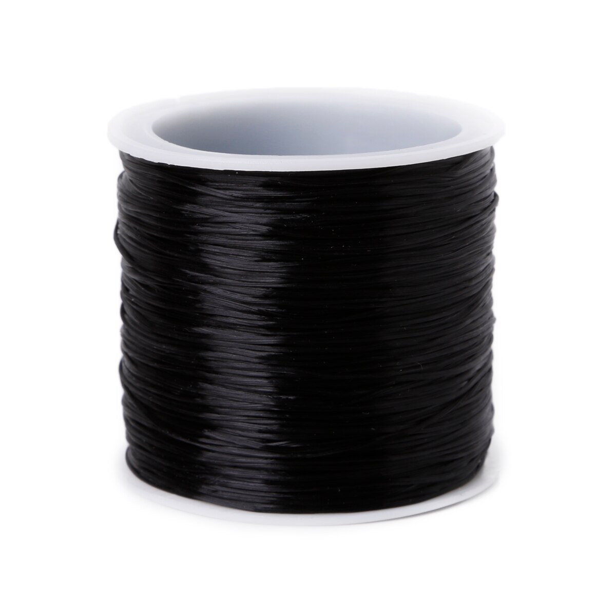 0.7mm 1 rol /50m elastische draad ronde kristallijn nylon rubber rekbaar koord voor het maken van sieraden kralen armband 15 kleuren