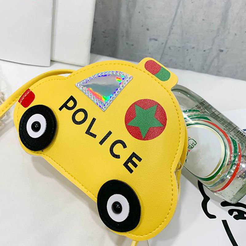 Kinderen meisjes mooie auto pu leren schoudertas crossbody portemonnee portemonnee  x7ya