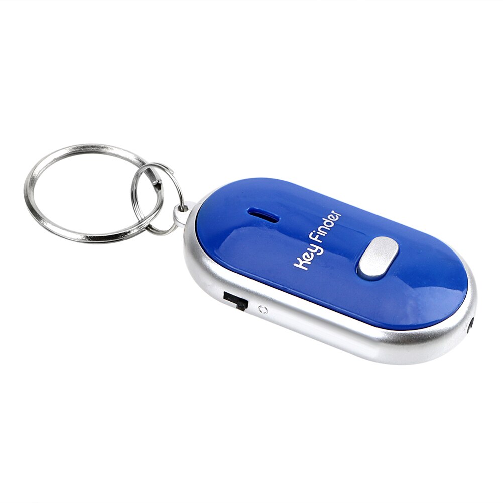 Apito localizador de chave piscando bip remoto perdido keyfinder localizador keyring: Blue