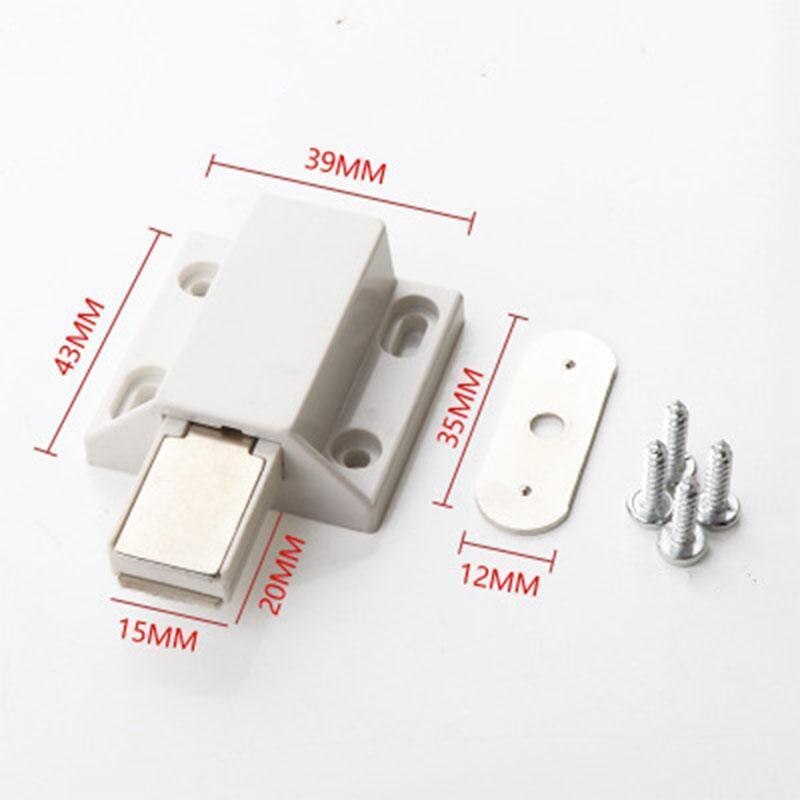 Magnetic Door stopper Strong anechoic rebound magnetic impact Invisible door push cabinet Single / double door knocker holder