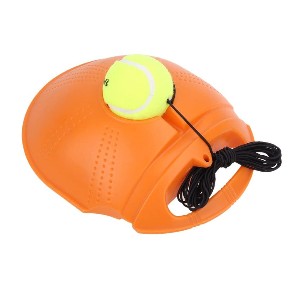 Tennis Ball Trainer Rebound Ball with String Baseboard Self Study Tennis Training Tool Accessories Exercise Equipment: Orange