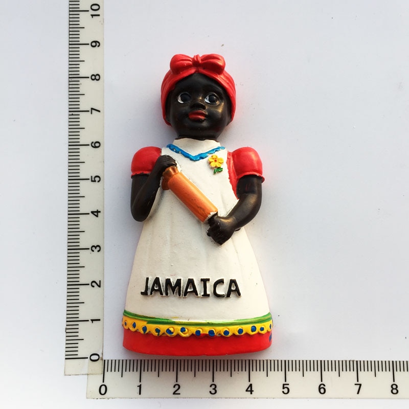 Jamaica Toeristische Souvenirs Koelkast Magneten Magnetische Koelkast Stickers Girl Flesopener 3d Stereo Home Decoratie Ambachten