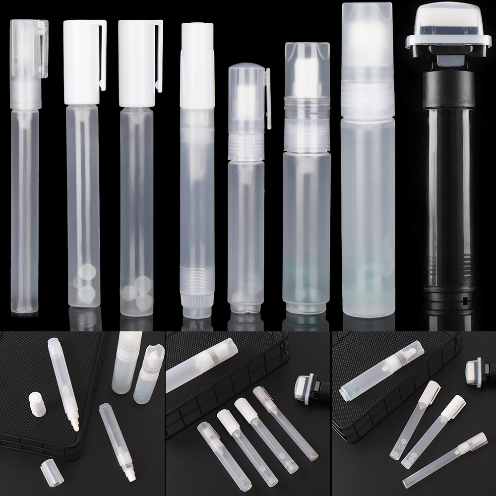 Plastic Lege Staaf Vloeibare Krijt Marker Vaten Pen 3 Mm 5 Mm 6.5 Mm 8 Mm 10 Mm Verf Pen graffiti Pen Accessoires