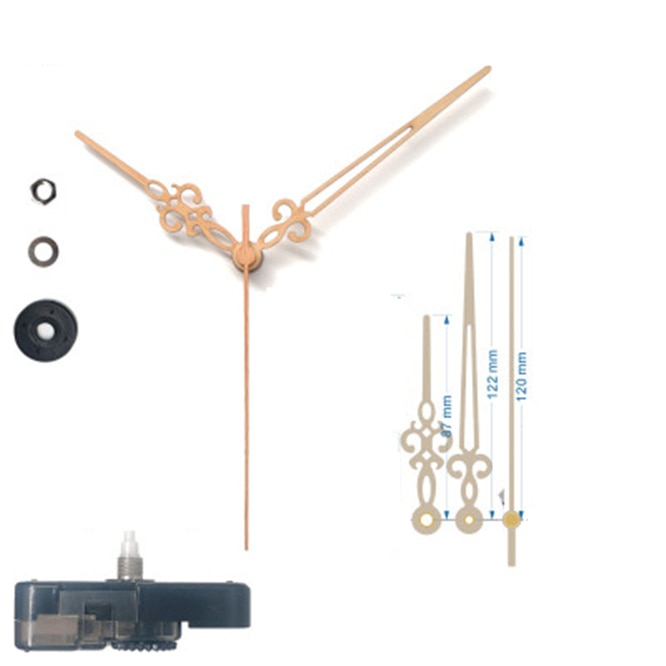 Japan Suzuki 12 zoll Holz Uhr hände Ruhig Quarz Uhr Bewegung Mechanismus mit-Zeiger Teile Bausatz DIY Wanduhr Zubehör