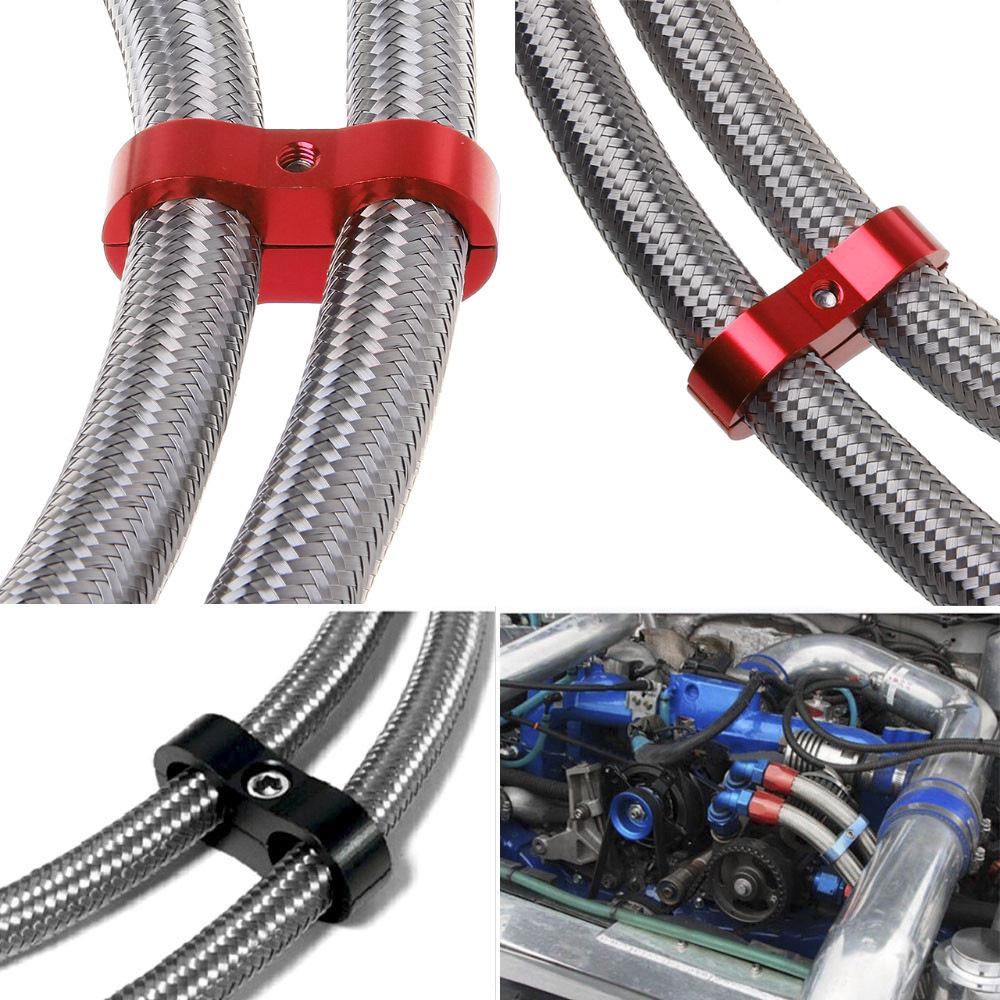 1pc an4/an6/an8/an10 slange separator klemmefitting gas/olie/brændstofledning slange endefitting;