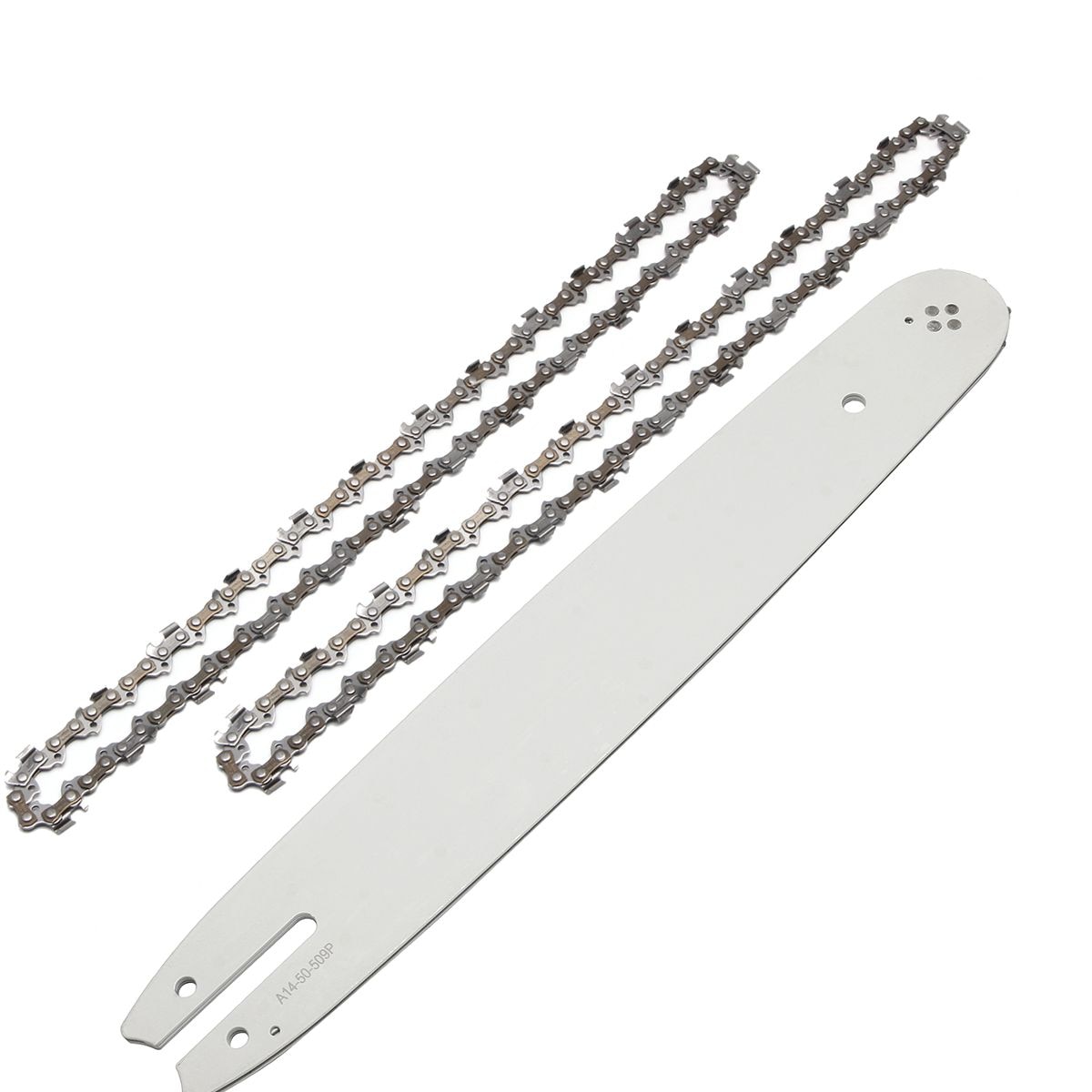 14 Inch Chain Saw Guide Bar with 2pcs Chains for STIHL 017 MS170 MS171