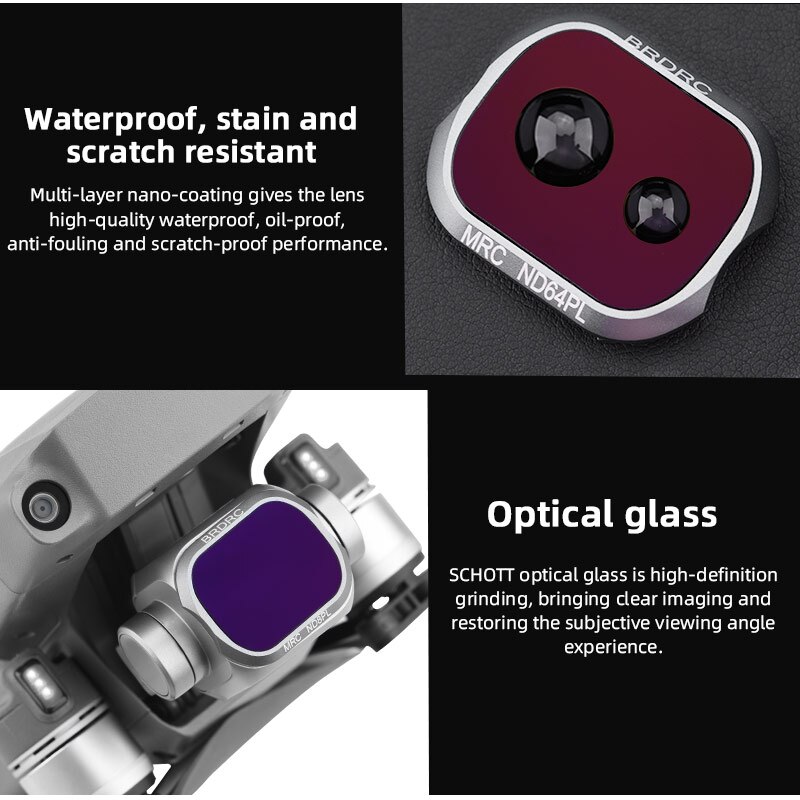 Lens Filter for DJI MAVIC 2 Pro Camera Filter UV CPL ND Sets ND16 ND32 ND4 ND8 PL Polarizer Neutral Density Optical Glass Filter