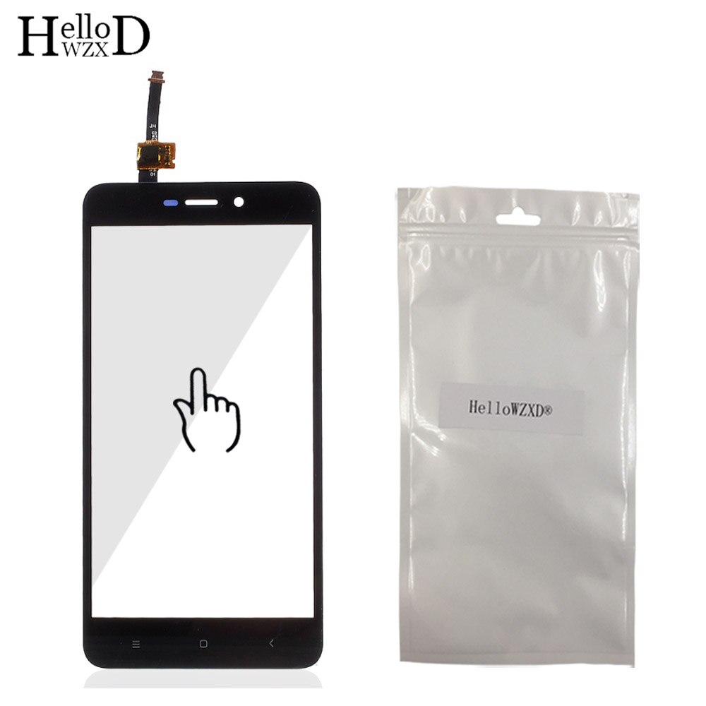 5.0'' Mobile Touch Screen For Xiaomi Redmi 4X Front Touch Glass Screen Glass Digitizer Panel Lens Sensor Tools Free Adhesive