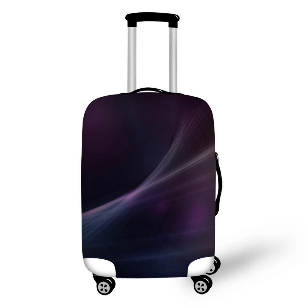 Luggage Cover - Solid Pattern - High Elastic Polyester Spandex - Fits 18"-30" Suitcases: 401 / M