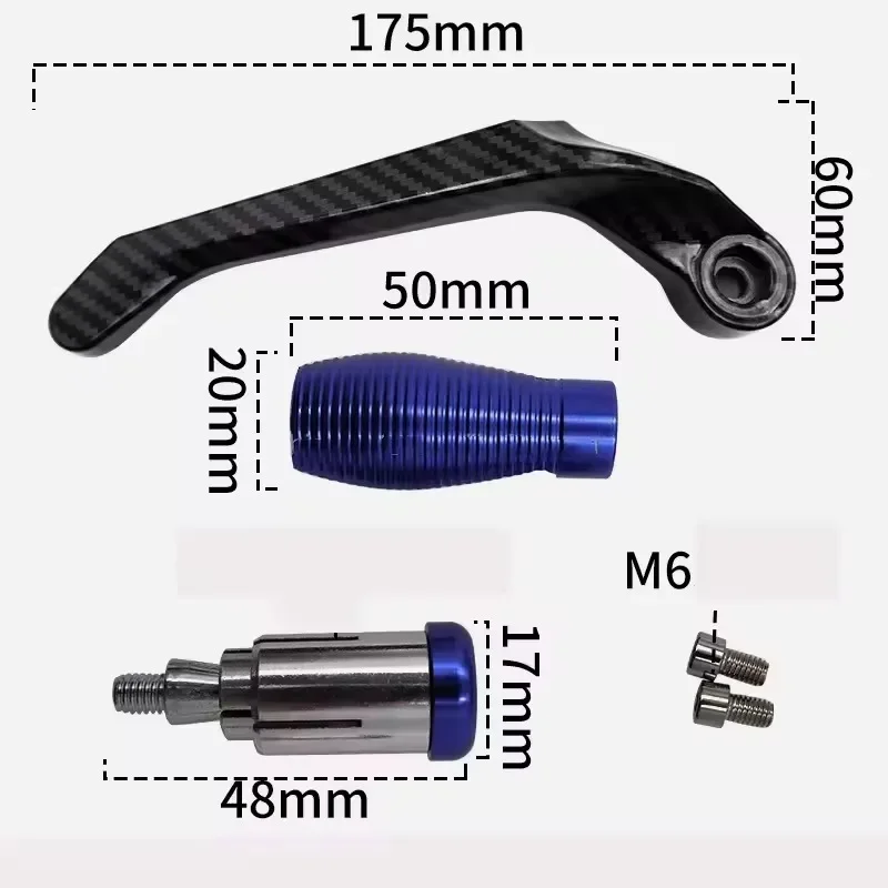 Protège-mains universel Anti-chute CNC pour moto, levier de frein et d'embrayage en alliage, accessoires de Modification