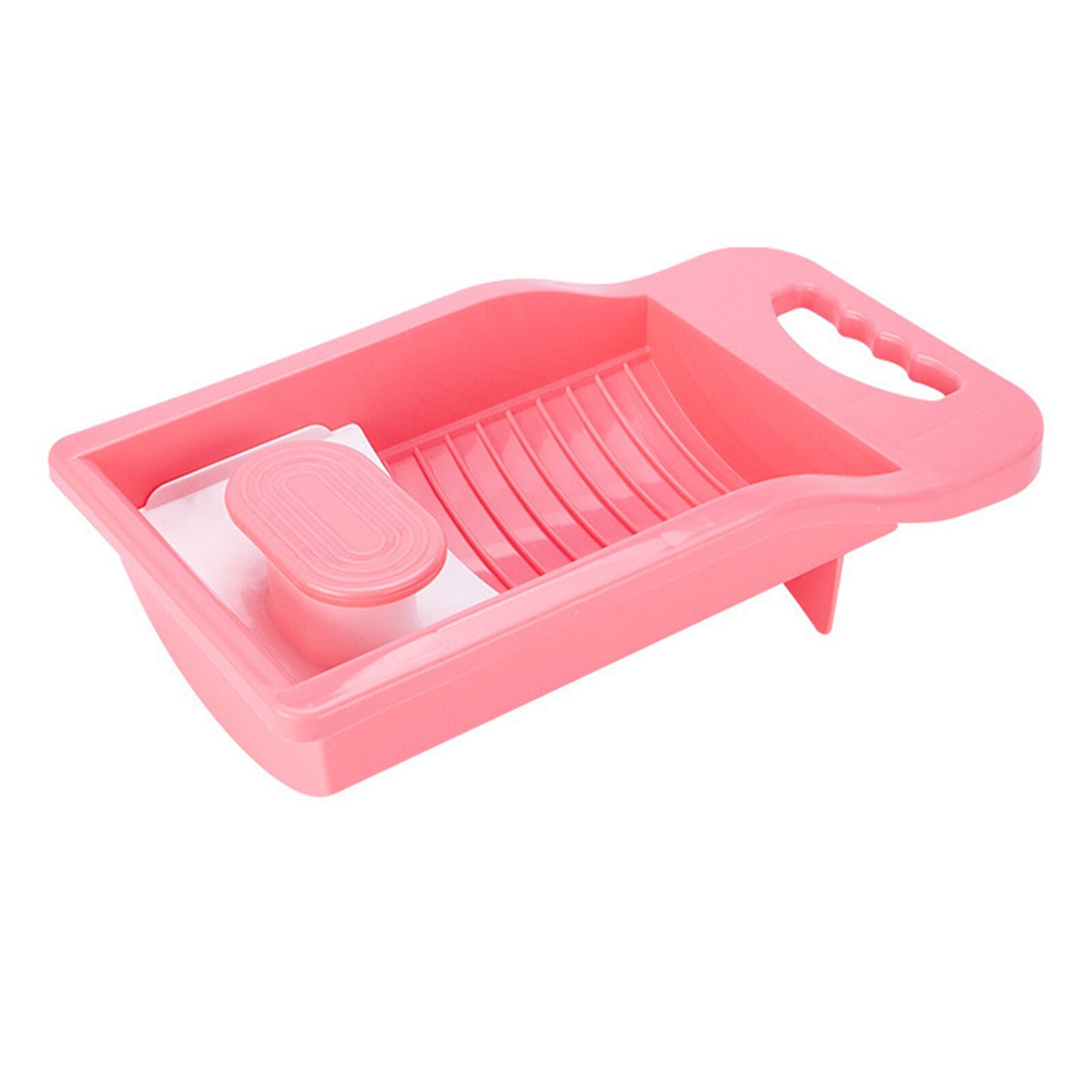 Durable Detachable Home Cleaning Tools PP Underwear Clothes Multifunction Travel Portable Washboard Socks Bra Nappy Hand Wash: Pink