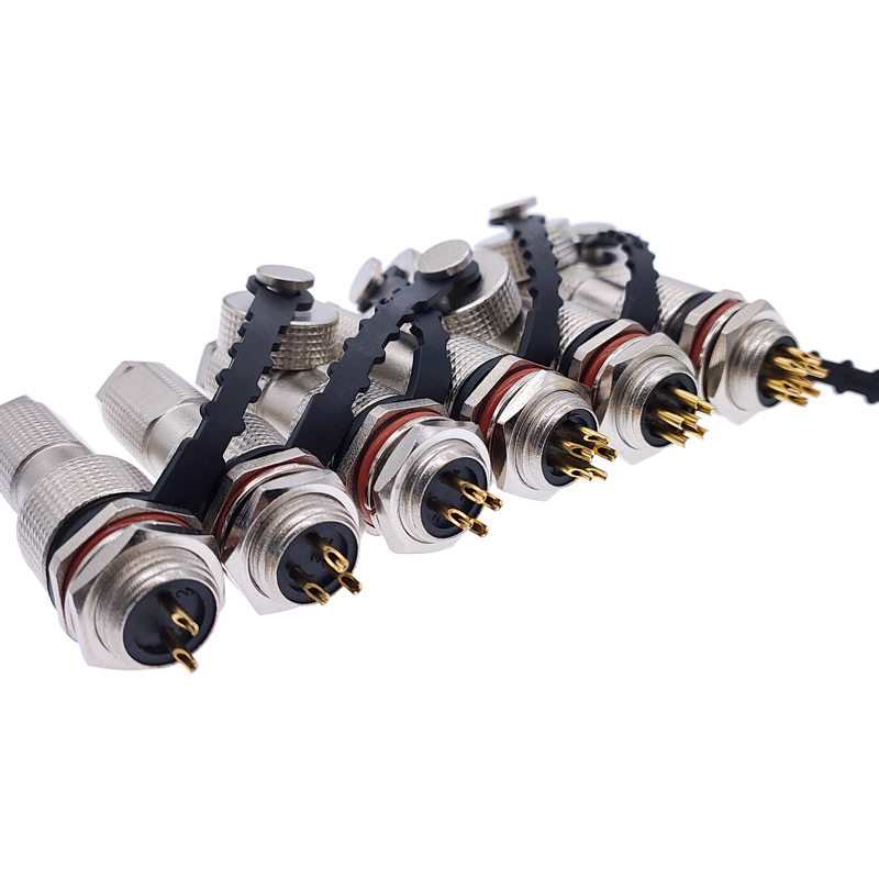 12G Metal Connector GX12 Koper Contact IP68 2pin3p... – Grandado