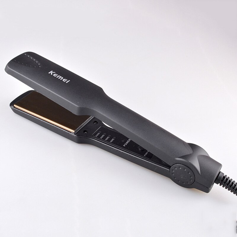 Kemei km-329 Hair Straightener Styling Tools Hair Straightening Iron Clip Hair Curling Boards Curling Flat